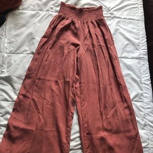 Pink Wide-Legged Pants
